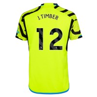 Camisa de time de futebol Arsenal Jurrien Timber #12 Replicas 2º Equipamento 2023-24 Manga Curta